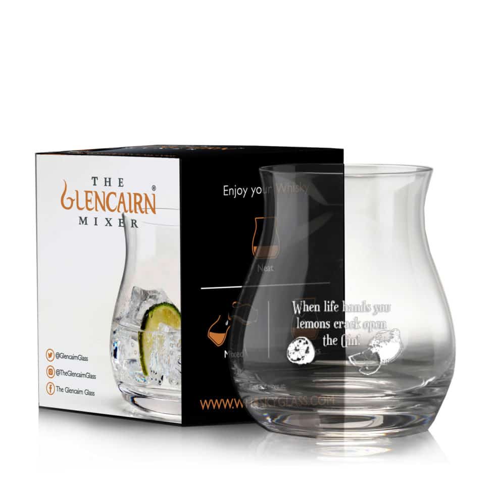 Glencairn Mixer | Tick Tock Gin O'clock engraving | Gin giftsets for her